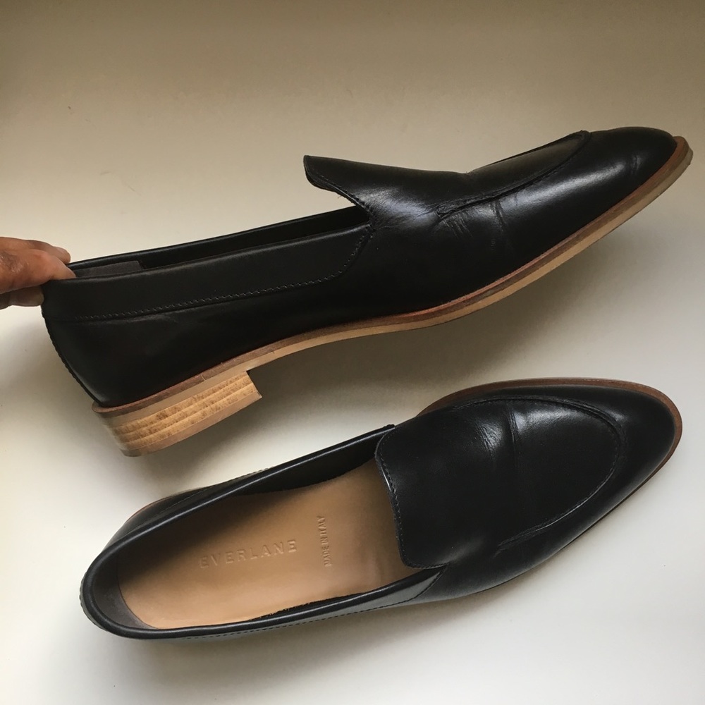 Everlane black modern loafer sz8